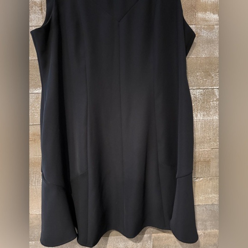 Louis Vuitton Uniformes Elegant Black Midi Dress Size 52 - Picture 4 of 5